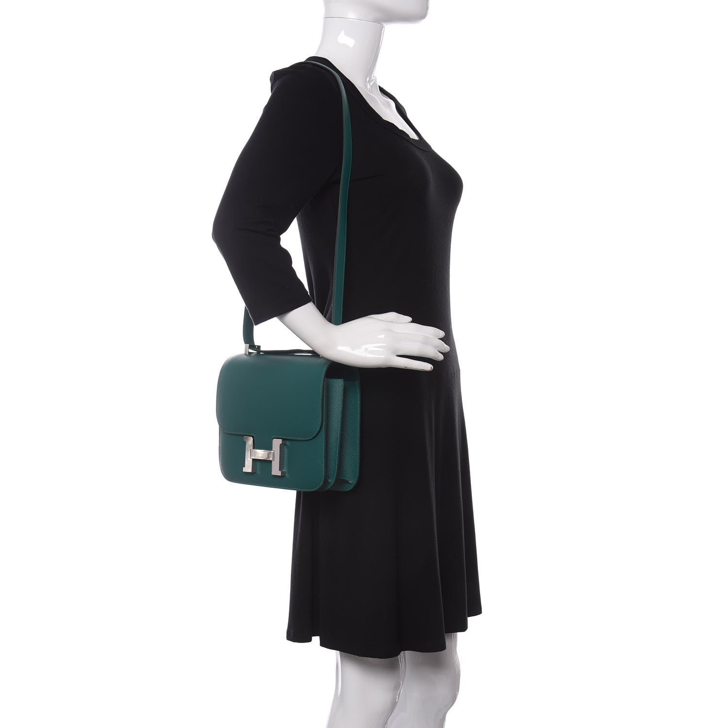 Hermes Epsom Constance 24 Malachite 2 of 12