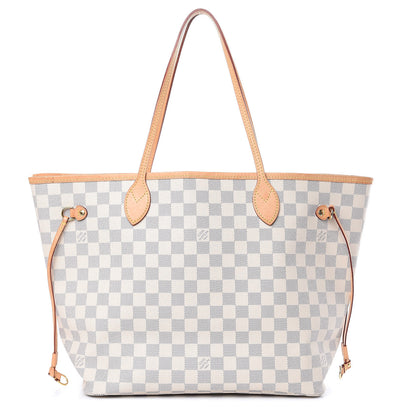 Louis Vuitton Damier Azur Neo Neverfull MM Rose Ballerine 1 of 20
