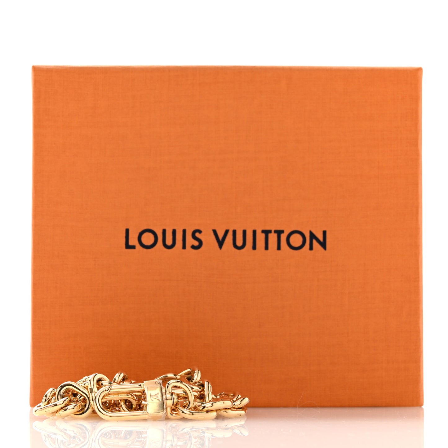 Metal Pochette Accessories Chain Strap Gold