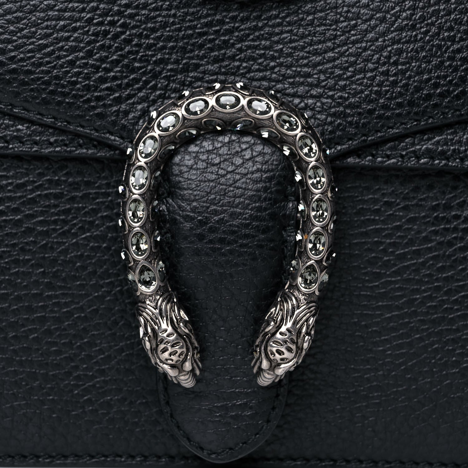 Gucci Calfskin Mini Dionysus Shoulder Bag Black 10 of 16