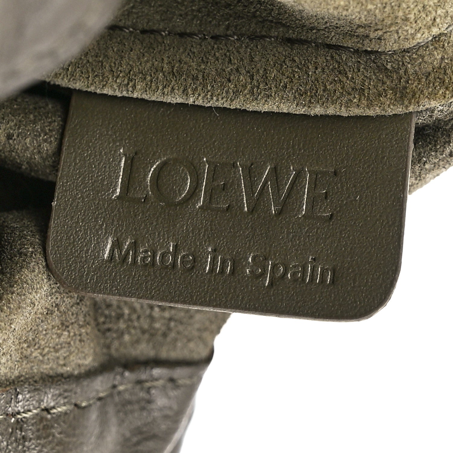 Loewe Smooth Calfskin Small Anagram Cutout Drawstring Bag Tea Dust Glaze 6 of 13