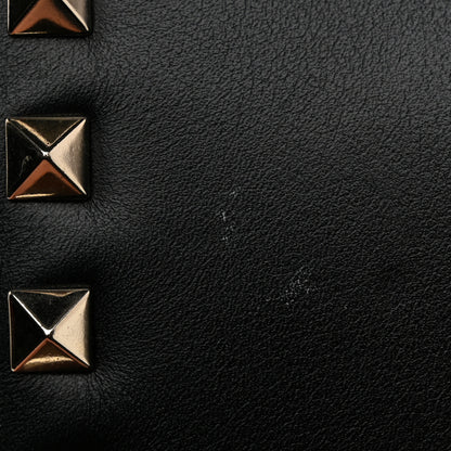 Valentino Garavani Vitello Mini Rockstud Wallet on Chain Black 12 of 12
