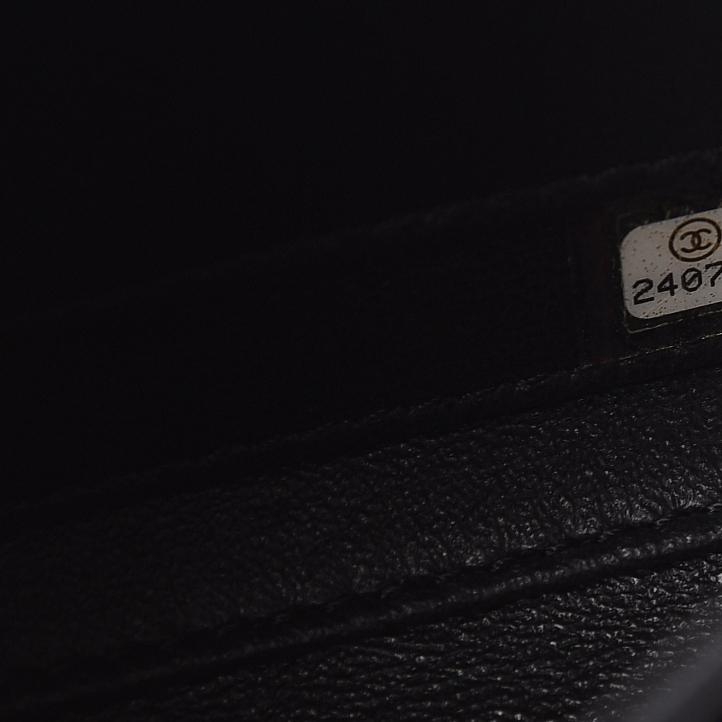 Caviar Quilted Small CC Filigree Vanity Case Beige Black
