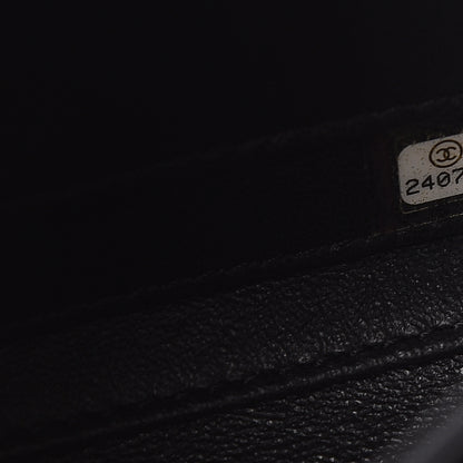 Chanel Caviar Quilted Small CC Filigree Vanity Case Beige Black 7 of 11