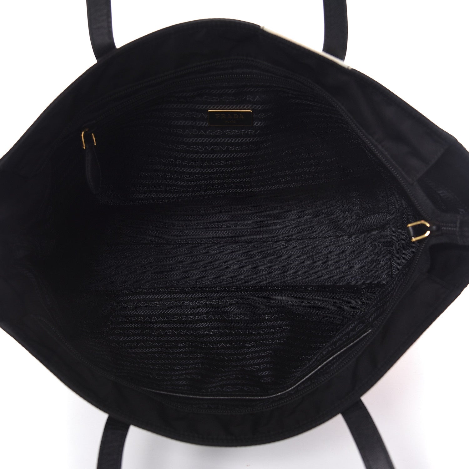 Prada Tessuto Nylon Collage Impossible True Love Printed Tote Blue 7 of 13