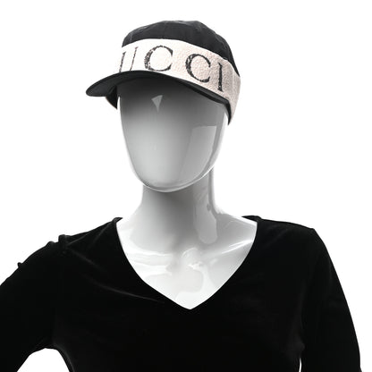 Gucci Gabardine Gucci Headband Baseball Hat L Black 2 of 10