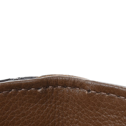 Gucci Pebbled Calfskin Medium Bamboo Shopper Tote Acero 8 of 9