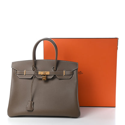Hermes Epsom Birkin 35 Etoupe 11 of 11