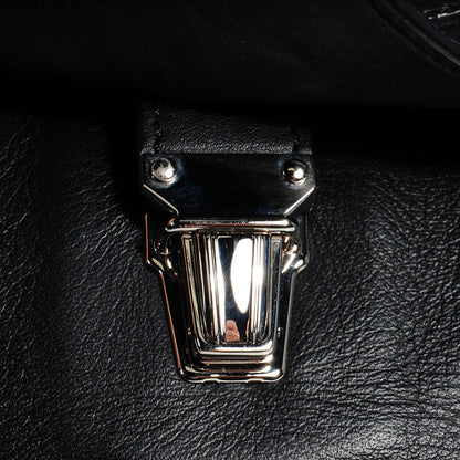 Balenciaga Calfskin Papier Sight Clutch Black 9 of 10