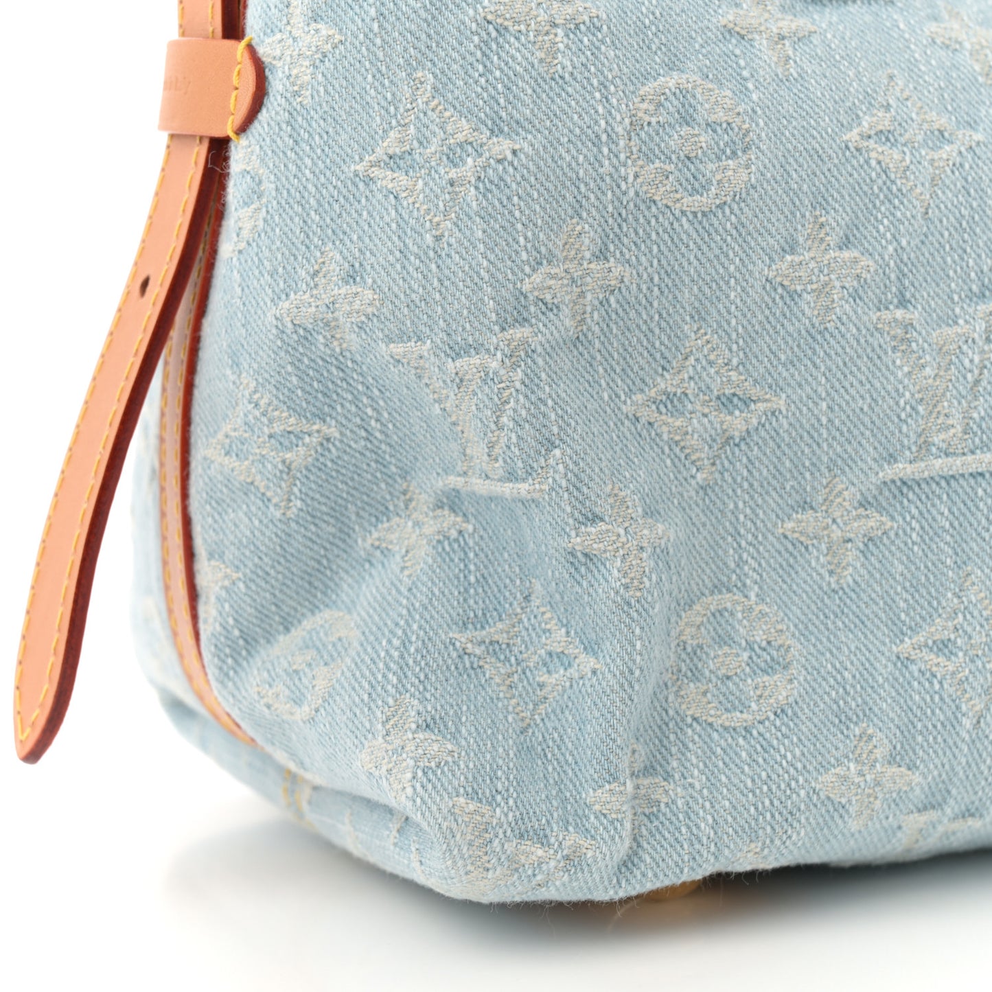 Monogram Denim CarryAll PM Sky Blue