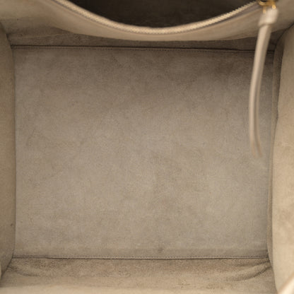 Celine Supple Calfskin Medium Phantom Luggage Beige 5 of 16