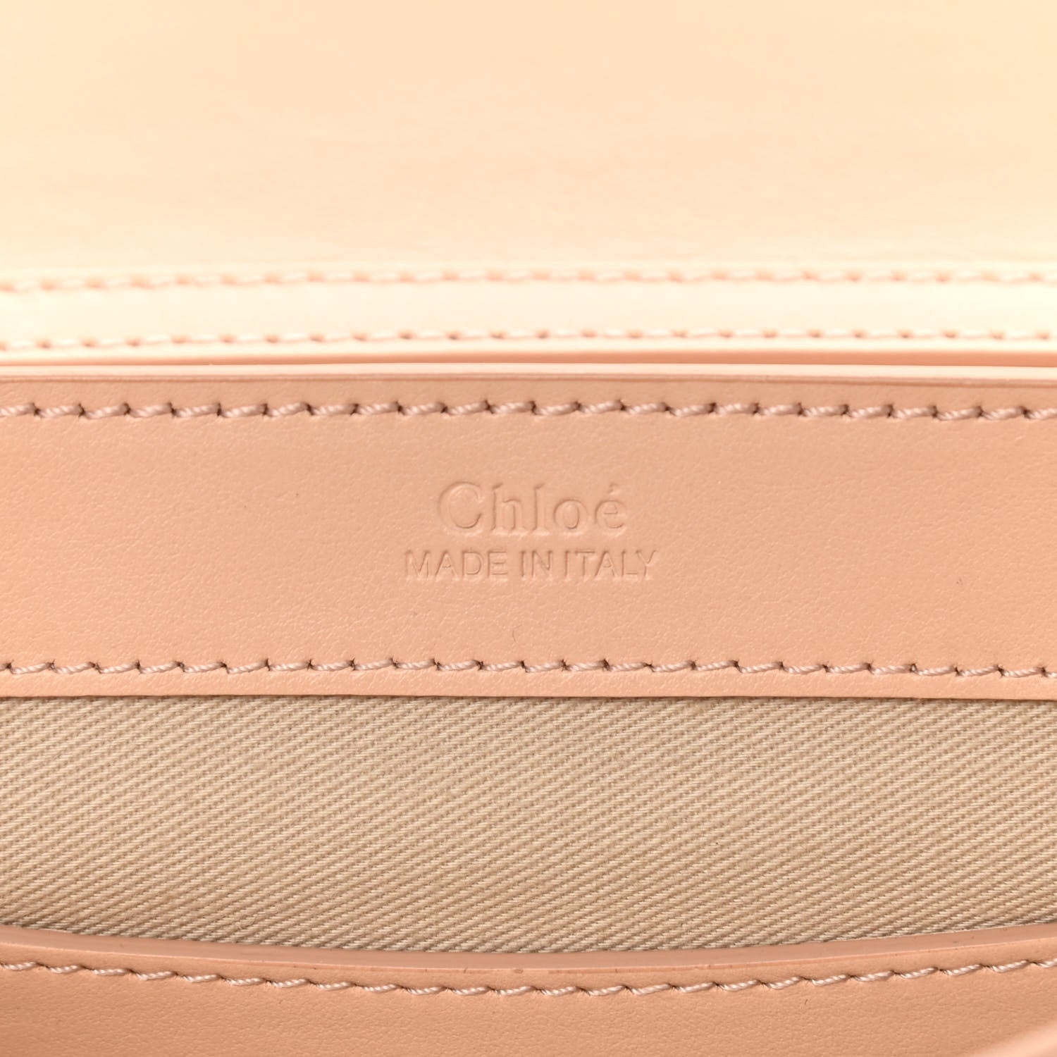 Chloe Calfskin Suede C Clutch With Chain Blushy Pink 7 of 13