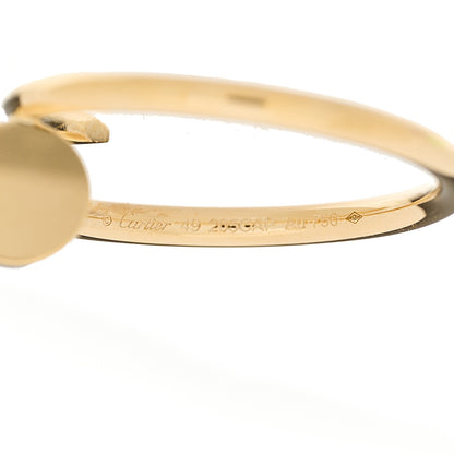 Cartier 18K Yellow Gold Small Juste Un Clou Ring 49 5 4 of 6
