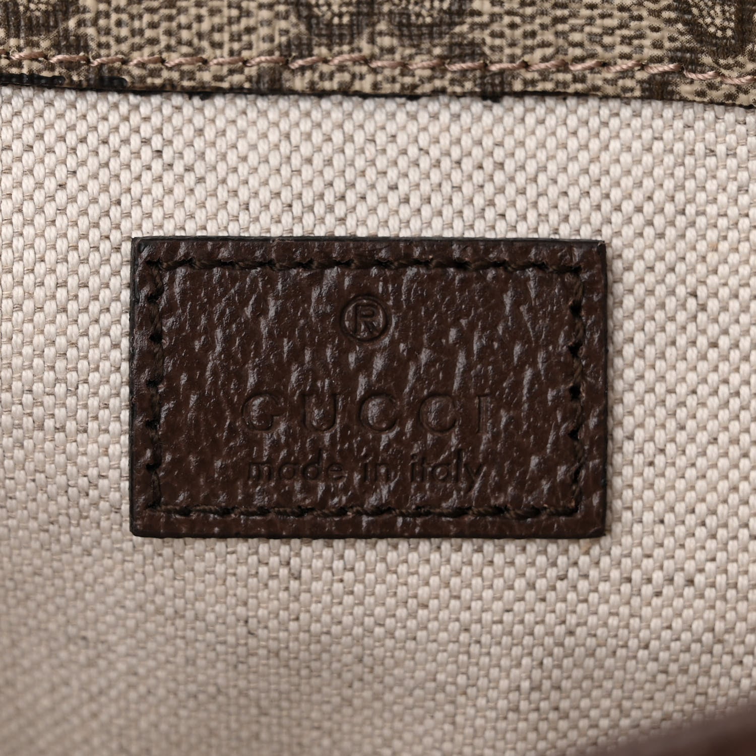 Gucci GG Supreme Monogram Neo Vintage Web Belt Bag Brown 6 of 12