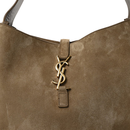 Saint Laurent Suede Large Le 5 A 7 Soft Hobo Golden Leaf 8 of 11