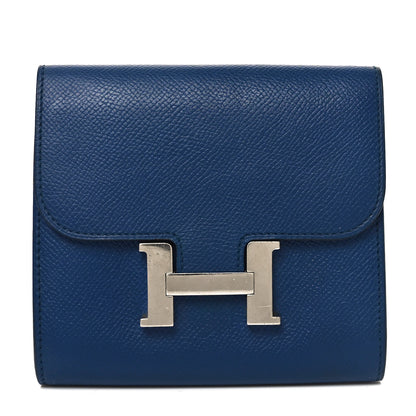 Hermes Epsom Constance Short Wallet Bleu de Prusse 1 of 6