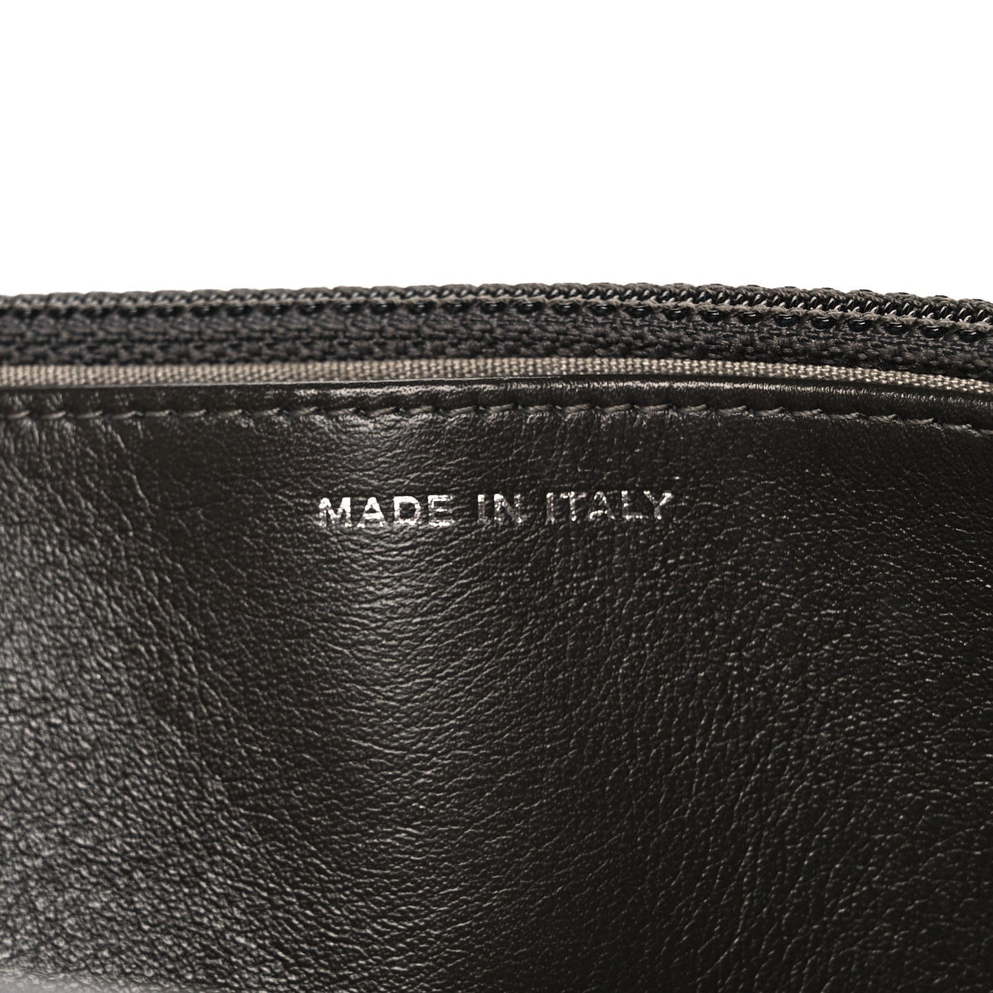 Metallic Caviar Timeless CC Wallet On Chain WOC Dark Silver