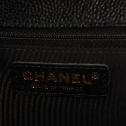 Chanel Caviar Quilted New Medium Boy Flap Black 6 of 7