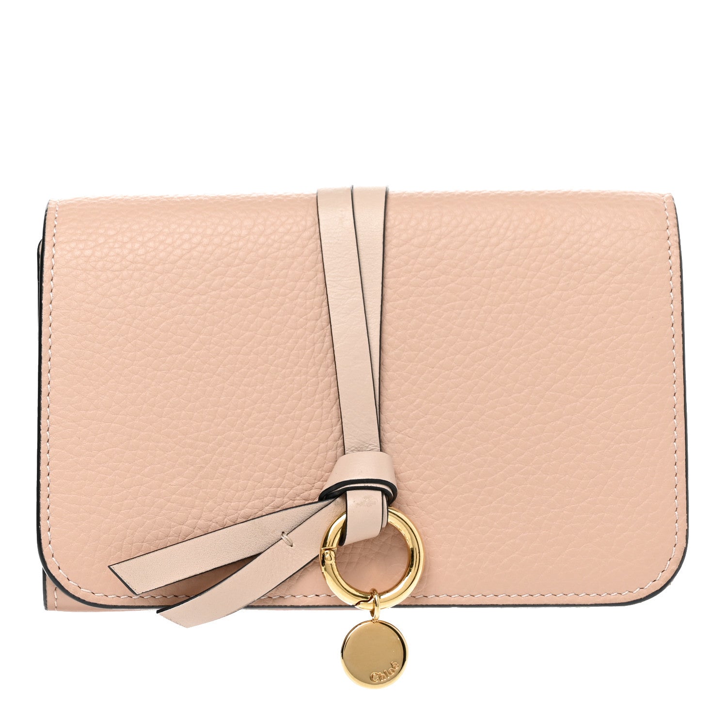 Chloe Calfskin Alphabet Compact Wallet Blush Nude 1 of 10