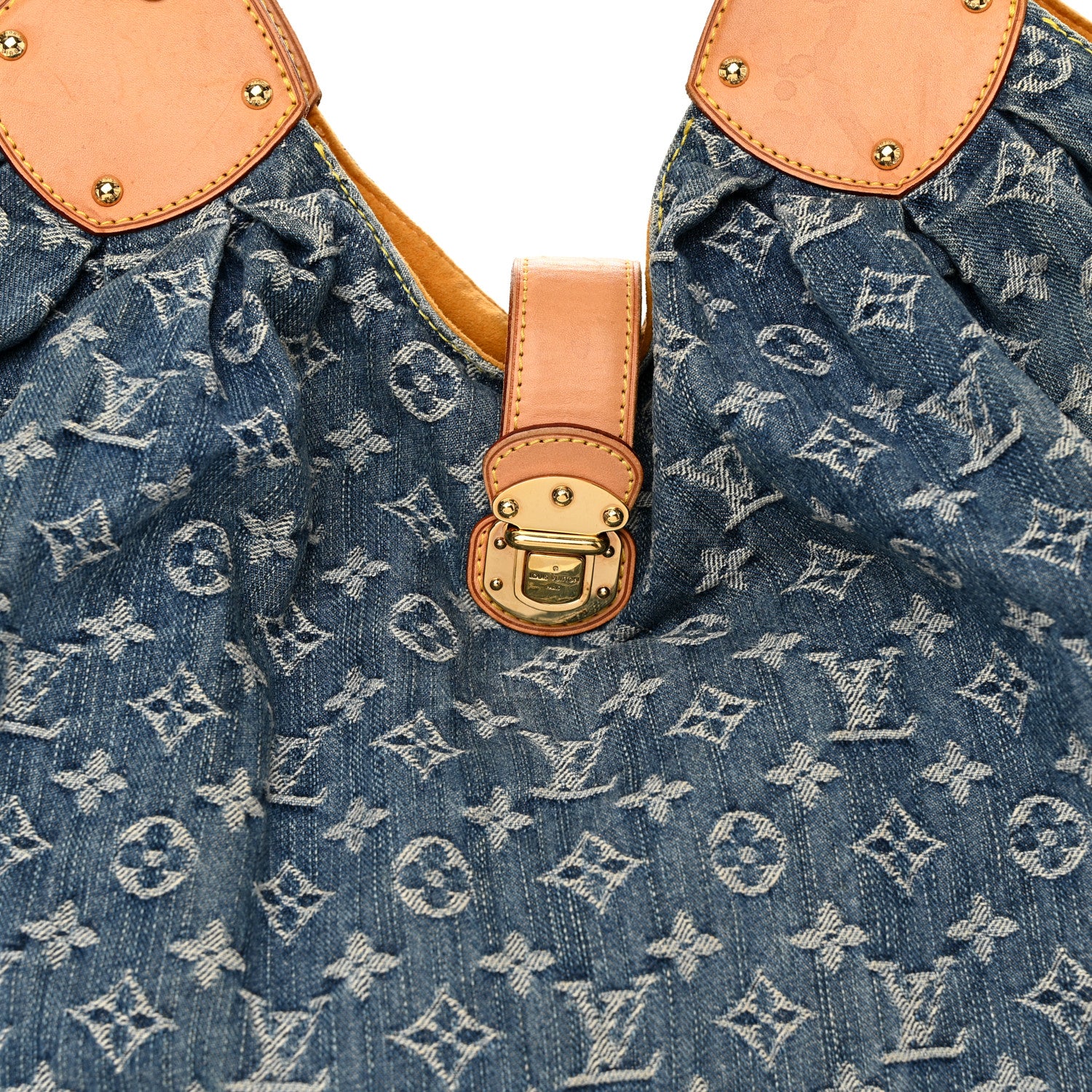 Louis Vuitton Denim Mahina XL Blue 7 of 12