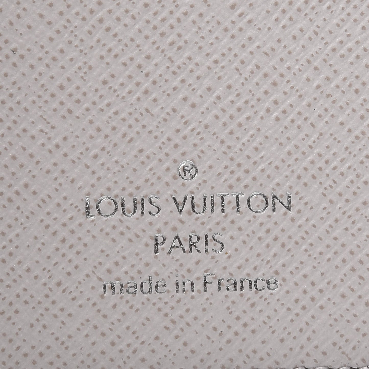 Monogram Pocket Organizer White