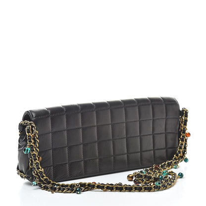 Chanel Lambskin East West Chocolate Bar Flap Black 3 of 16