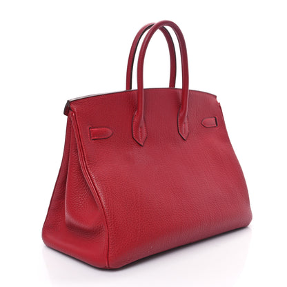 Hermes Togo Birkin 35 Rouge Vif 3 of 13
