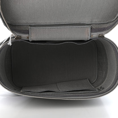 Christian Dior Canvas Embroidered Cannage Diortravel Vanity Case Grey 4 of 4
