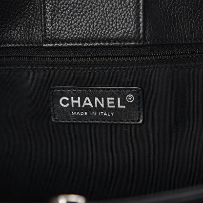 Chanel Calfskin Cerf Executive Shopper Tote Black 5 of 8