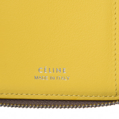 Celine Drummed Calfskin Zip Around Multifunction Wallet Souris 6 of 8