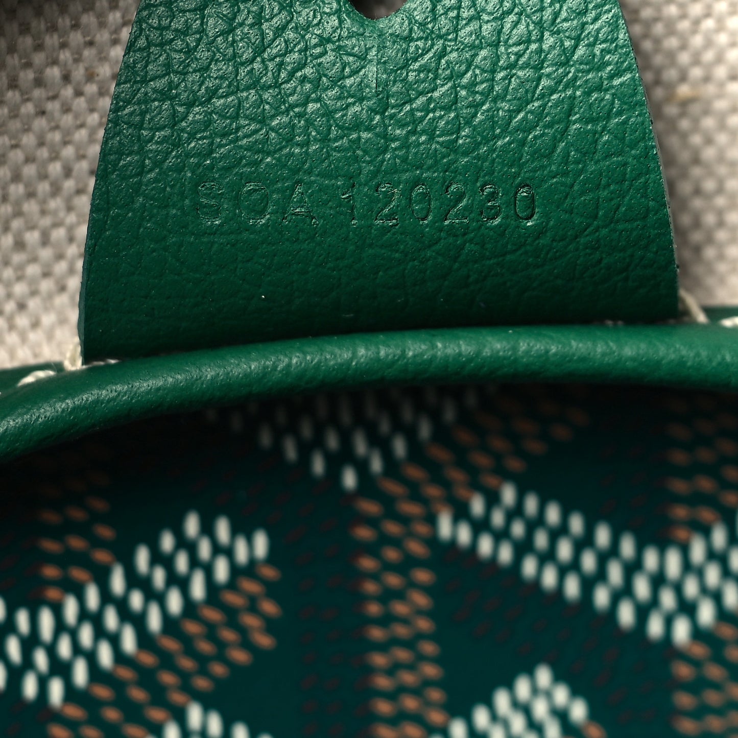 Goyardine Artois PM Green