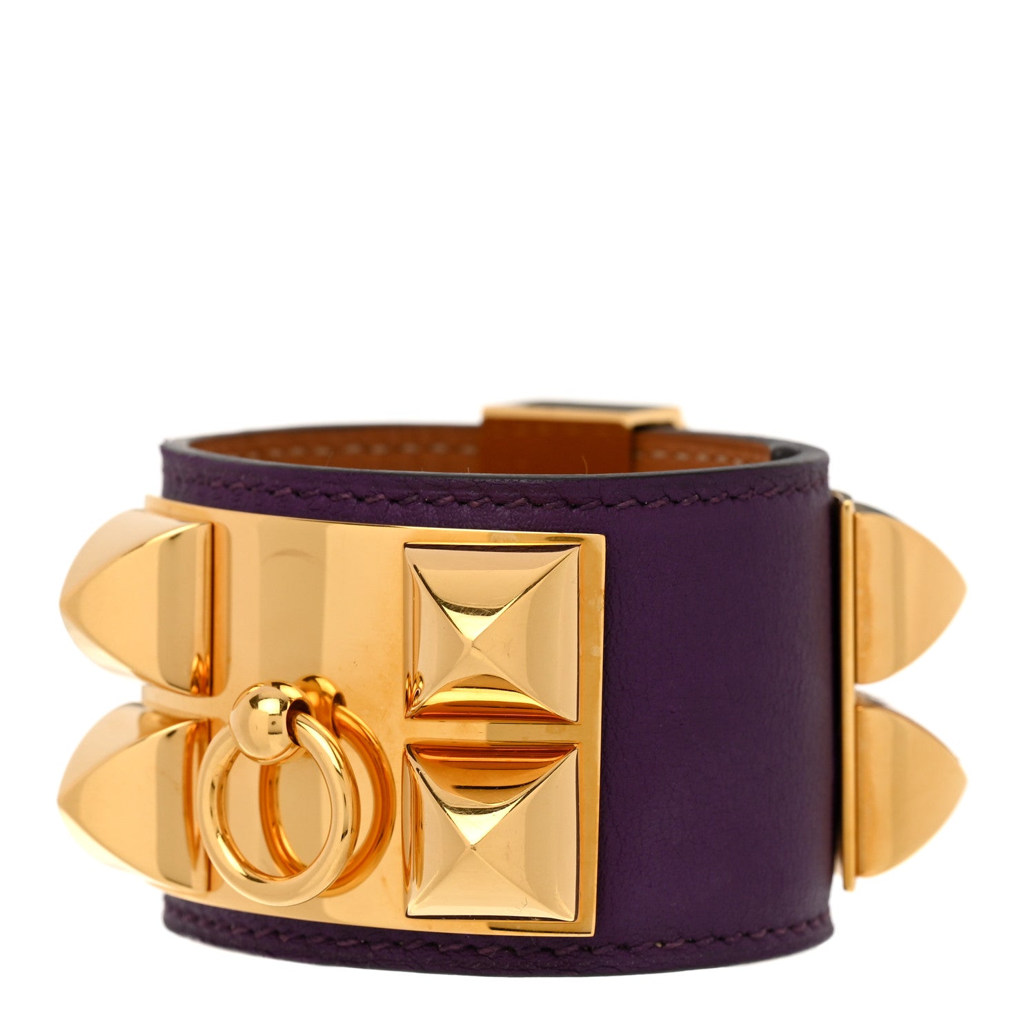 Hermes Swift Collier De Chien CDC Bracelet S Cyclamen 1 of 7