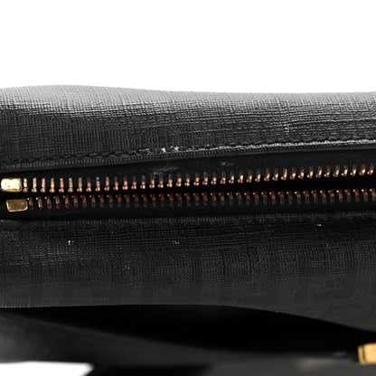 Fendi Zucchino Spalmati Vitello Messenger Bag Black 14 of 24