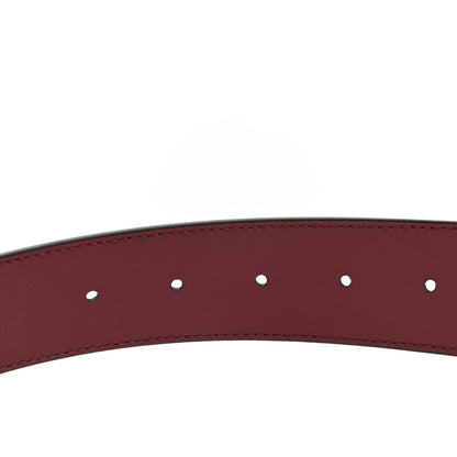 Gucci GG Supreme Monogram Blooms Moon Calfskin Interlocking G 37mm Belt 95 38 Beige Ebony Multicolor Dry Rose 3 of 5