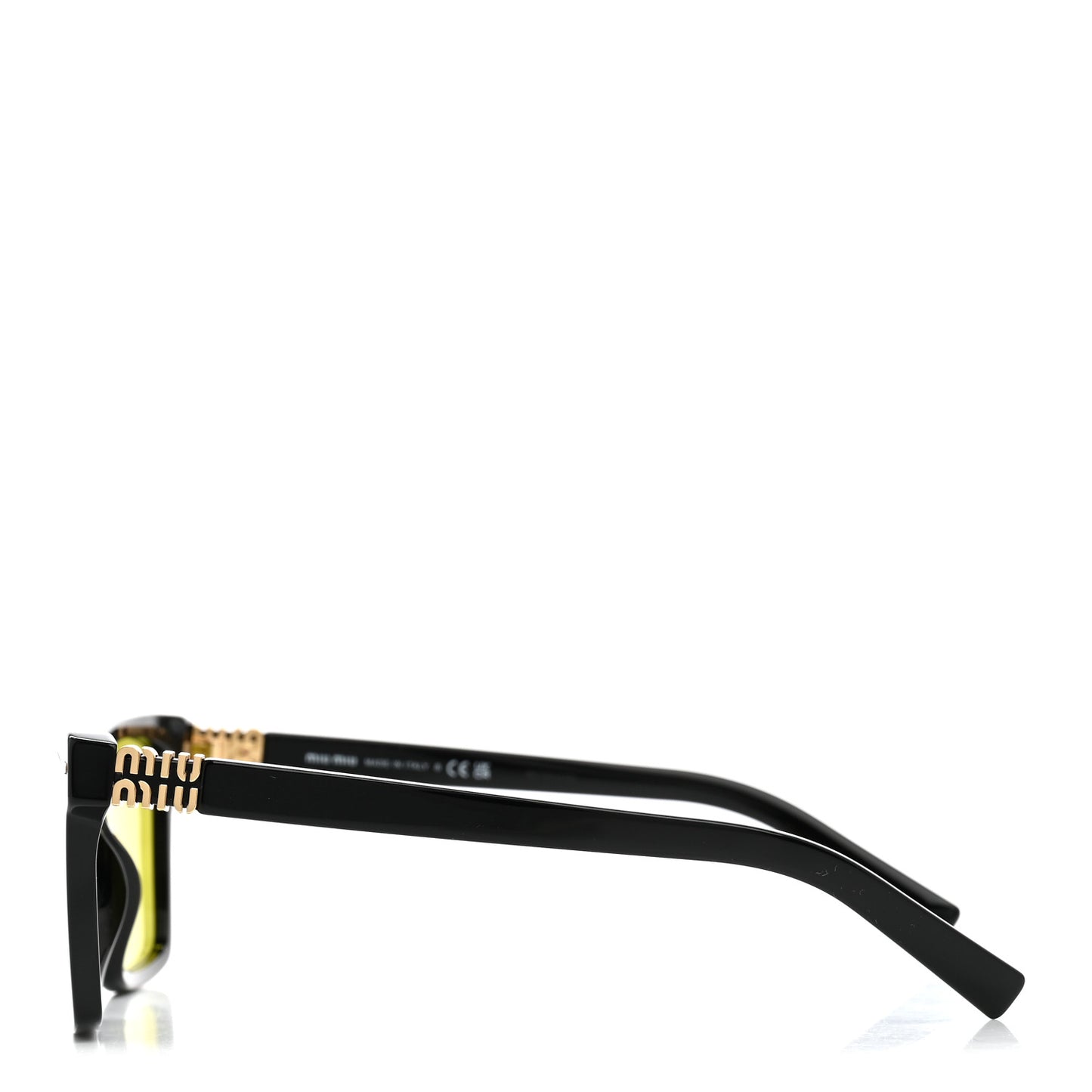 Acetate Rectangle Sunglasses SMU 13Z Black