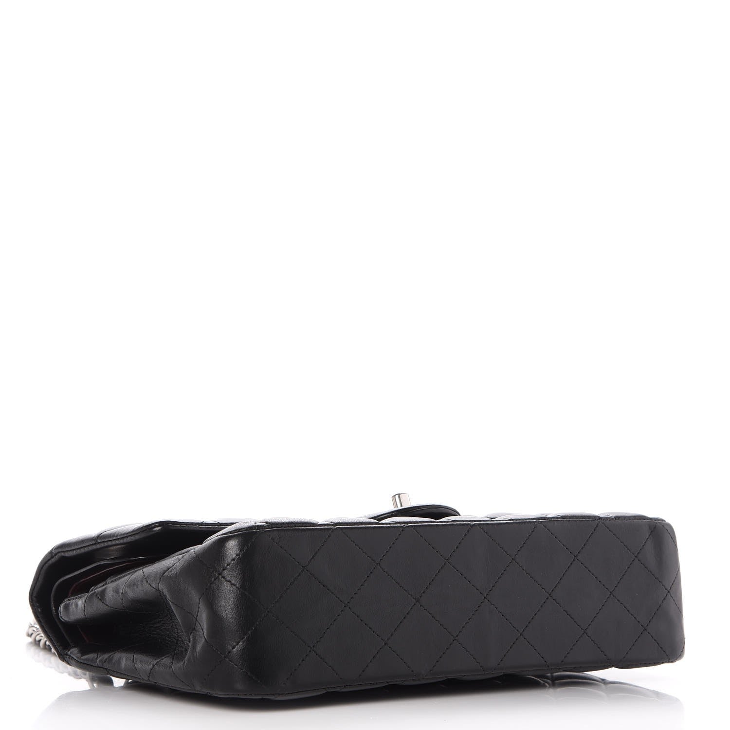 Chanel Lambskin Quilted Medium Double Flap Black 5 of 10