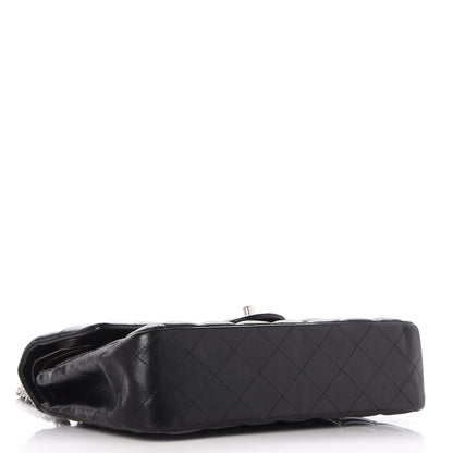 Chanel Lambskin Quilted Medium Double Flap Black 5 of 10
