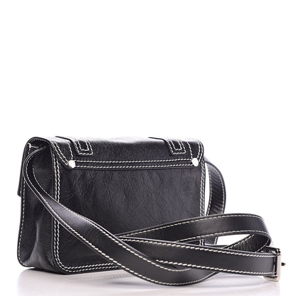 Proenza Schouler Lambskin PS1+ Mini Pouch Messenger Black 3 of 10