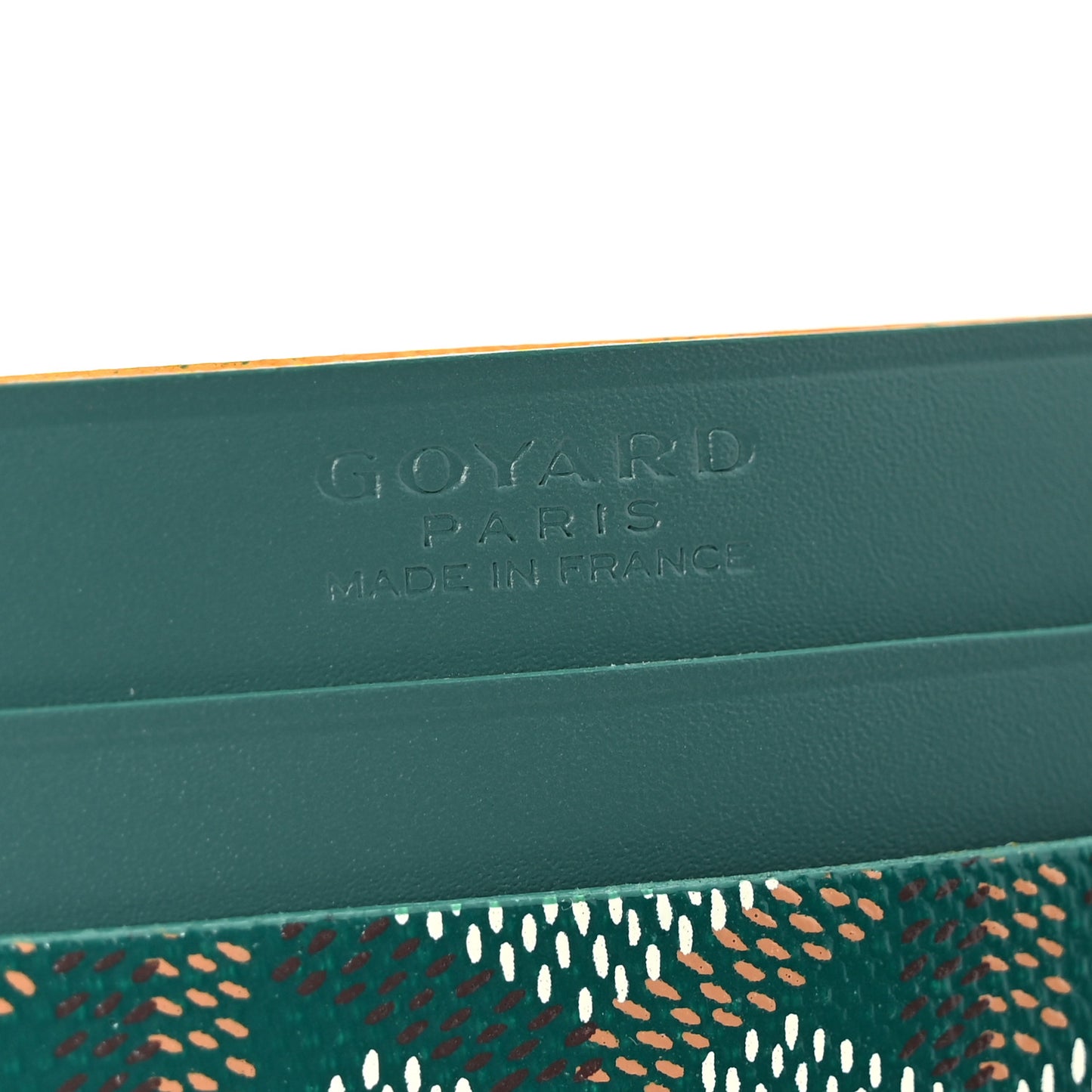 Goyardine Saint Sulpice Card Holder Green