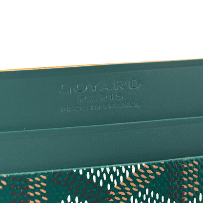 Goyard Goyardine Saint Sulpice Card Holder Green 6 of 6