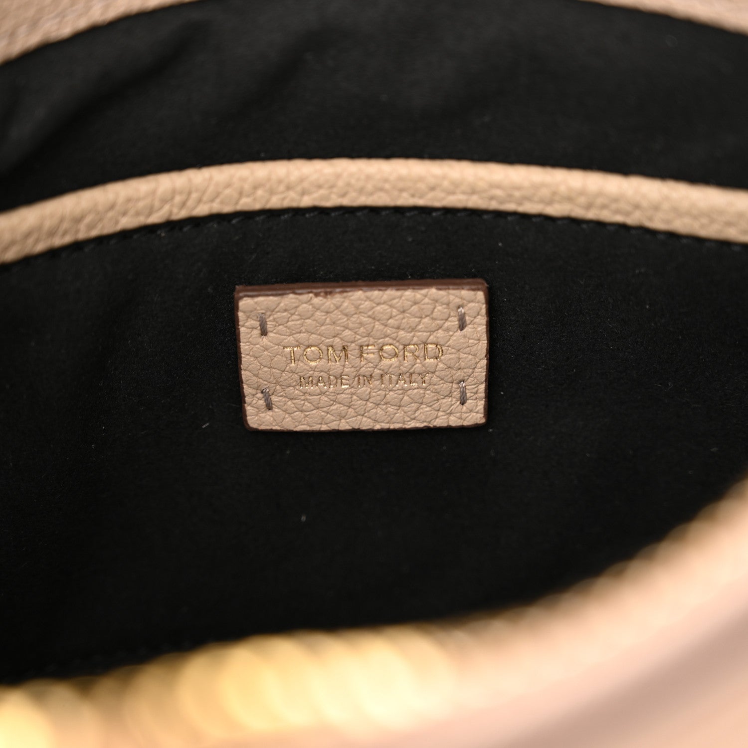 Tom Ford Calfskin Mini Jennifer Shoulder Bag Silk Taupe 6 of 11