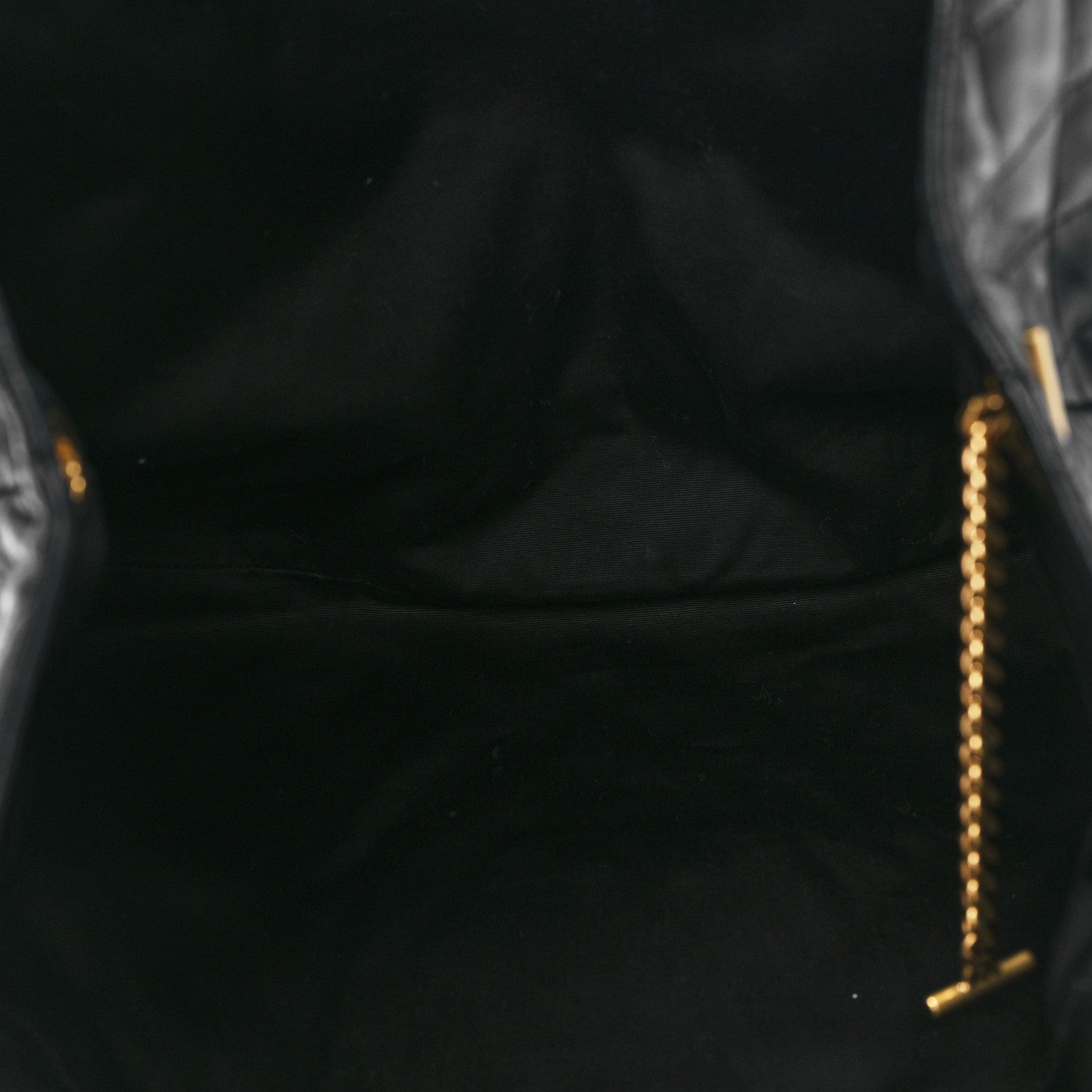 Saint Laurent Lambskin Quilted Maxi Icare Shopping Tote Black 6 of 13