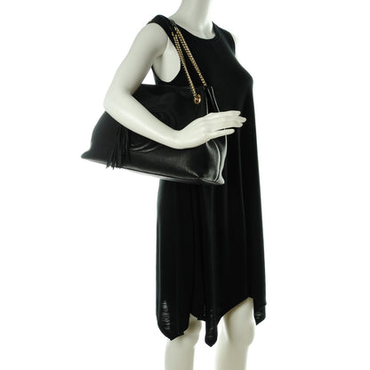 Gucci Pebbled Calfskin Medium Soho Chain Shoulder Bag Black 2 of 7