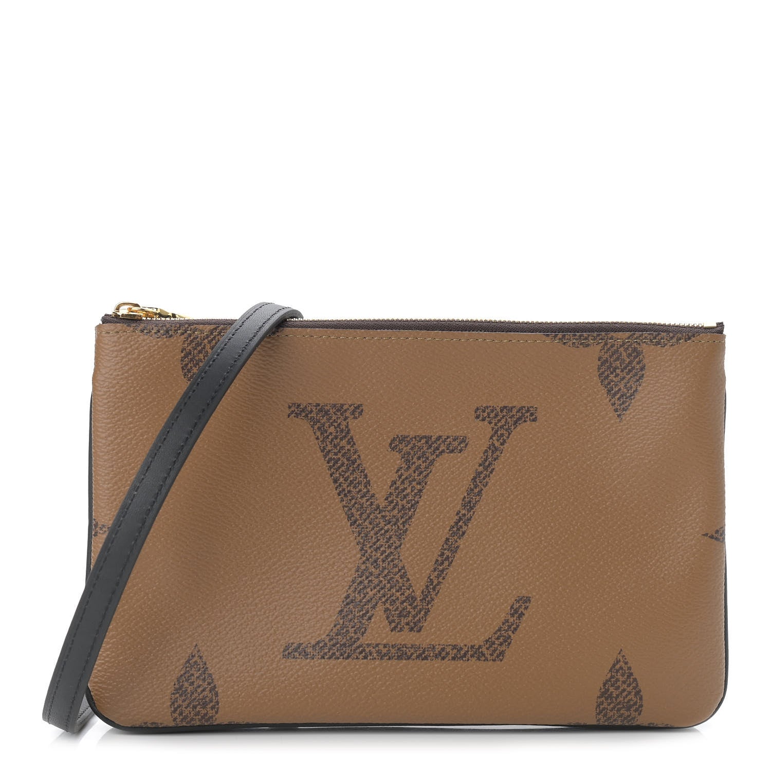 Louis Vuitton LOUIS VUITTON Reverse Monogram Giant Double Zip Pochette 1 of 10