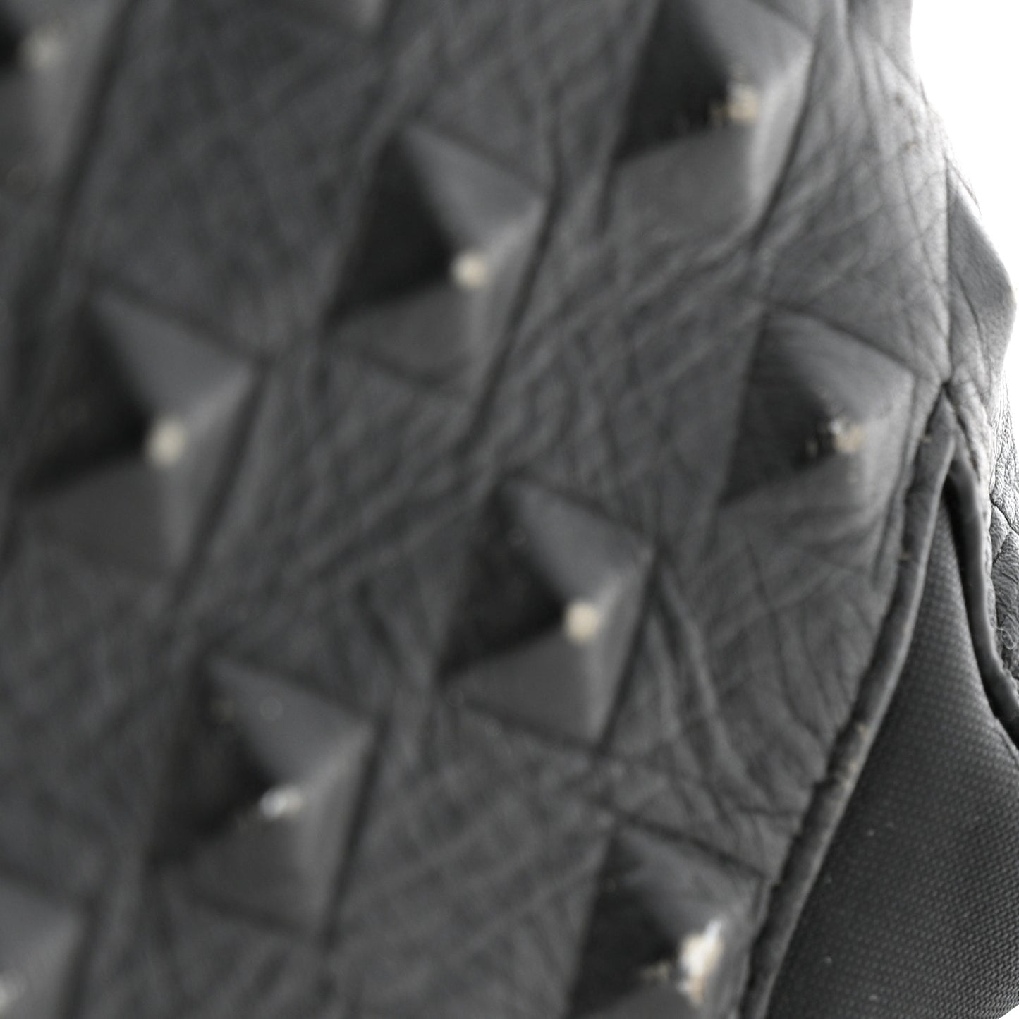 Nylon Monogram Studded Stark Medium Backpack Black