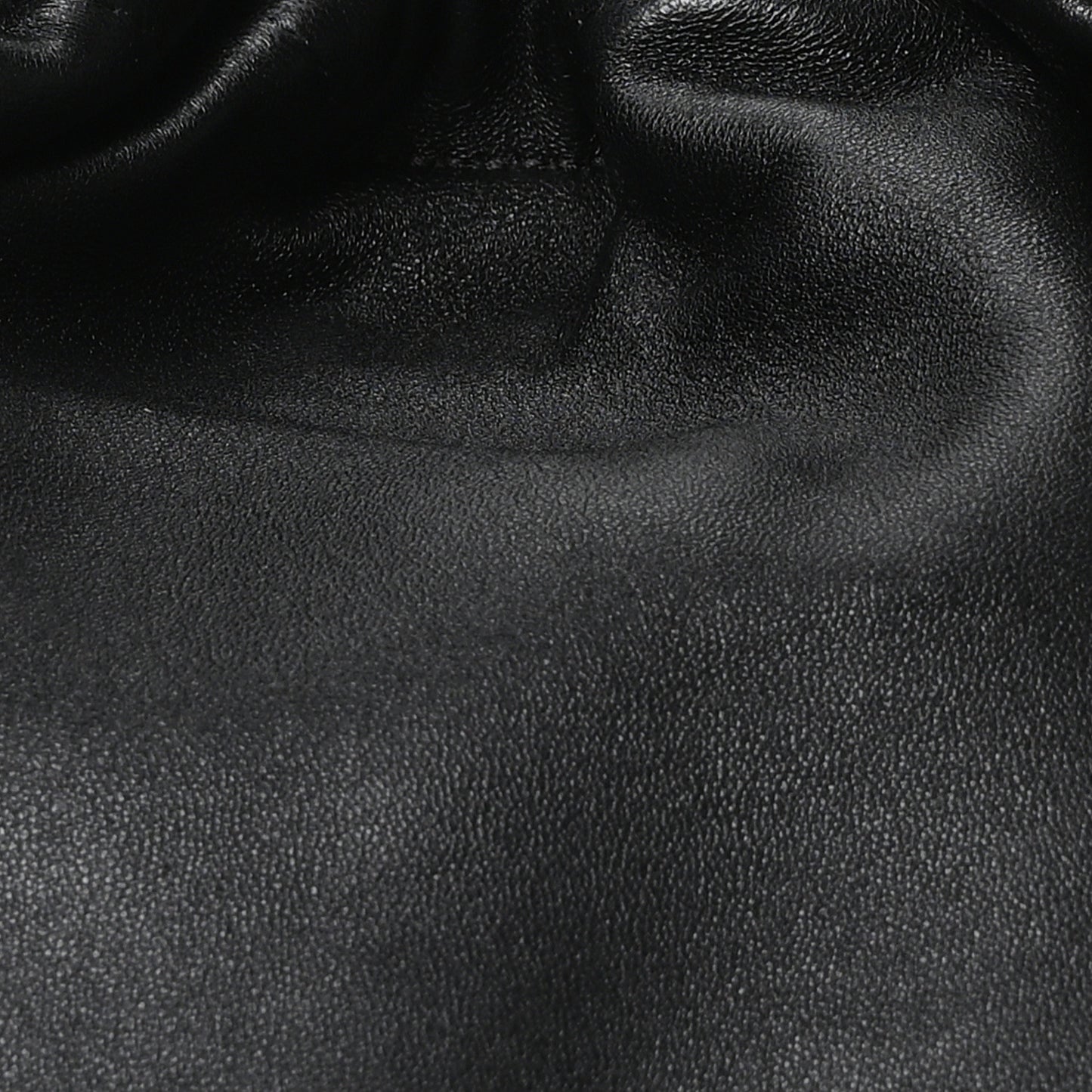 Buttery Nappa Lambskin Medium Squeeze Bag Black