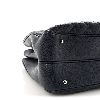 Chanel Caviar Quilted Large Urban Companion Top Handle Shopping Tote Navy 9 of 10