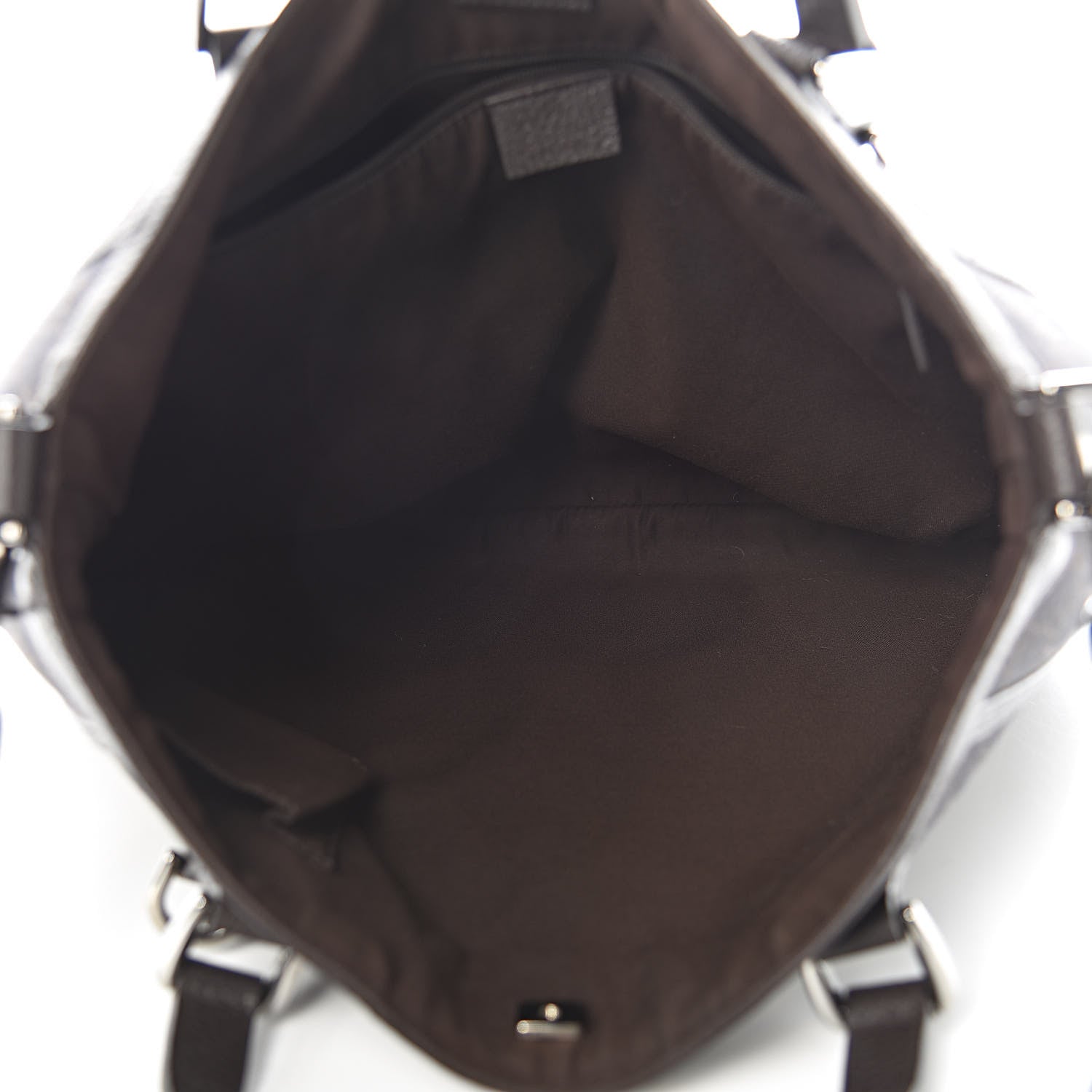 Gucci Monogram Medium Abbey Convertible Tote Dark Brown 5 of 10