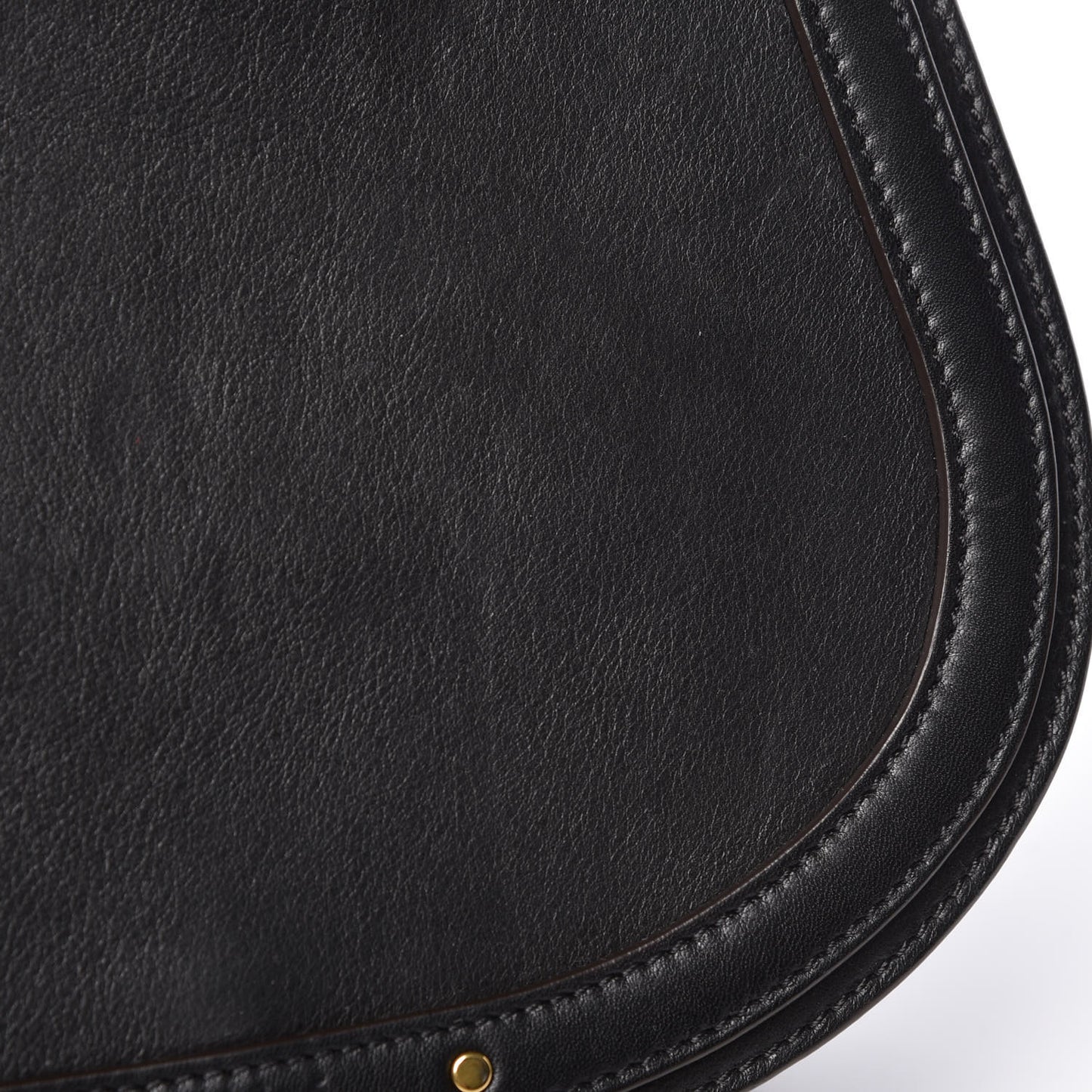 Calfskin Suede Medium Nile Bracelet Bag Black