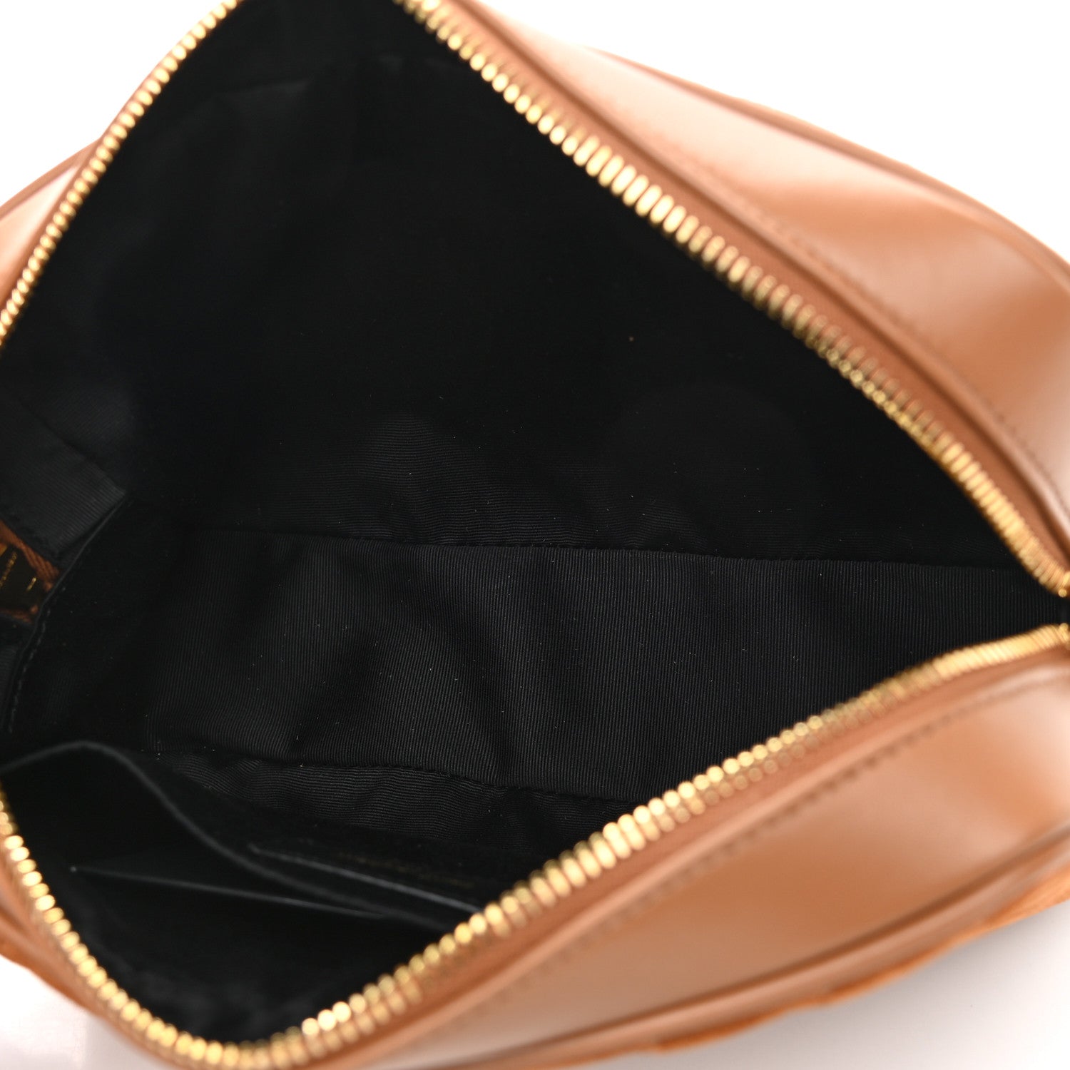 Saint Laurent Suede Matelasse Monogram Lou Camera Bag Cinnamon 5 of 10